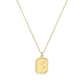 Set & Stones Set & Stones Audrey Birth Flower Necklace