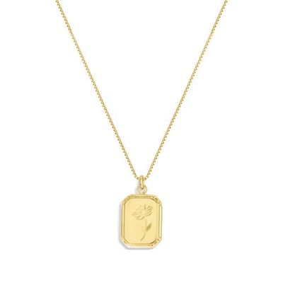 Set & Stones Set & Stones Audrey Birth Flower Necklace