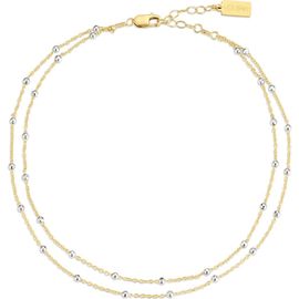 Set & Stones Set & Stones Austen Two Tone Layered Anklet