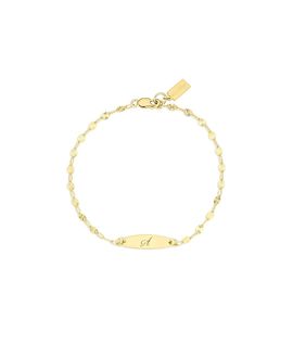 Set & Stones Set & Stones Banks Engraved Initial Bracelet