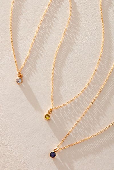 Set & Stones Set & Stones Birthstone Charm Necklace