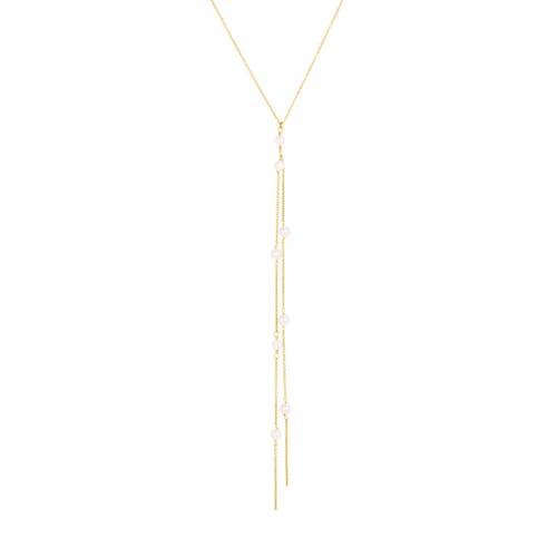Set & Stones Set & Stones Bobbi Pearl Lariat Necklace