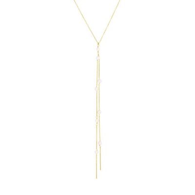 Set & Stones Set & Stones Bobbi Pearl Lariat Necklace
