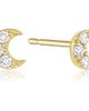 Set & Stones Set & Stones Claro 14k Gold Diamond Studs - 1