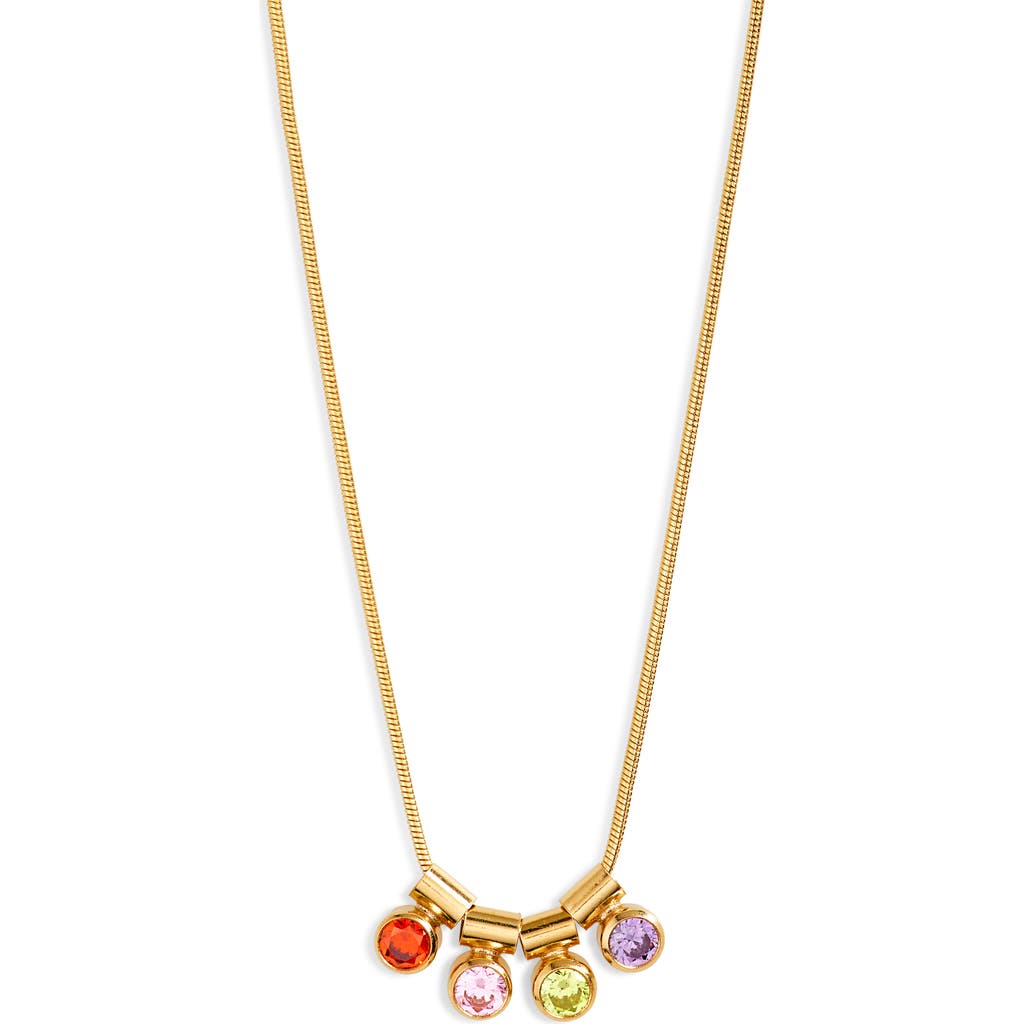 Set & Stones Set & Stones Ellie Multiple Birthstone Pendant Necklace