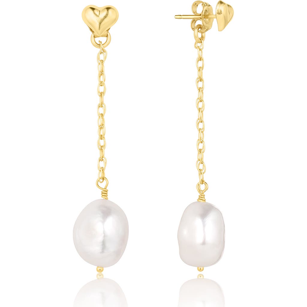 Set & Stones Set & Stones Eloise Heart and Pearl Earrings