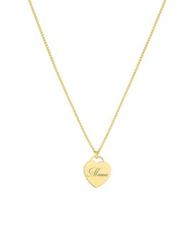 Set & Stones Set & Stones Engraved Mama Alice Necklace