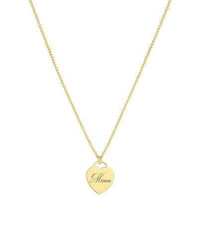 Set & Stones Set & Stones Engraved Mama Alice Necklace