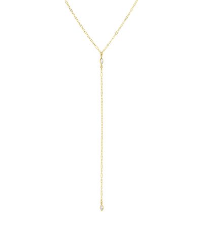 Set & Stones Set & Stones Ezra Marquise Lariat Necklace