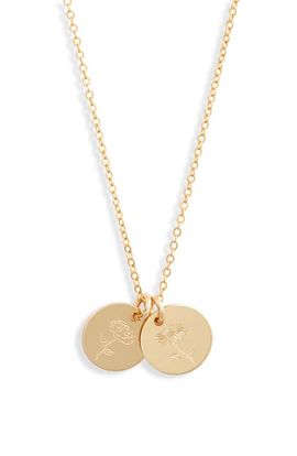 Set & Stones Set & Stones Lily Multi Birth Flower Necklace