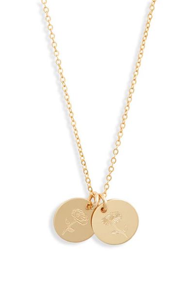 Set & Stones Set & Stones Lily Multi Birth Flower Necklace