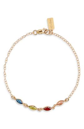 Set & Stones Set & Stones Marquise Multi Birthstone Bracelet