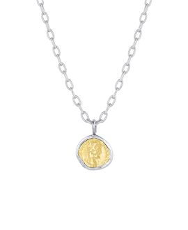 Set & Stones Set & Stones Parker Two Tone Coin Necklace