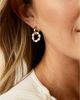 Set & Stones Set & Stones Pearl Halo Hoops - 2