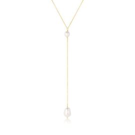 Set & Stones Set & Stones Penny Pearl Lariat Necklace