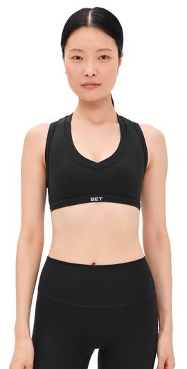 SET SET Airluxe Breathe LA Sports Bra ONYX