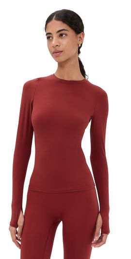 SET SET Airluxe Breathe Long Sleeve Top Snapper