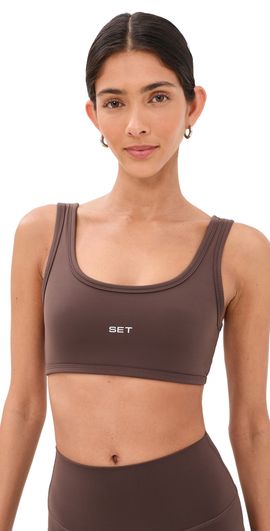 SET SET Airluxe Breathe Scoop Sports Bra Terrain