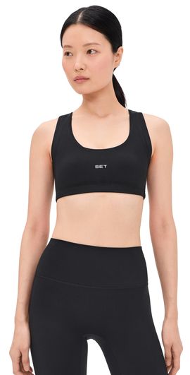 SET SET Sportbody Sporty Gym Bra ONYX