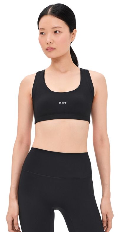 SET SET Sportbody Sporty Gym Bra ONYX
