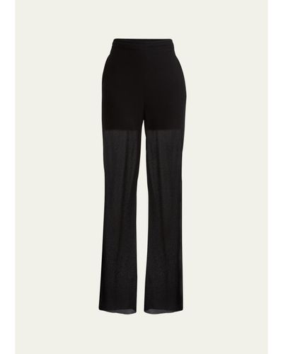 SETCHU Double Sheer Straight Leg Pants
