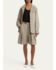 SETCHU Hakama Pleated Wool Shorts - 2