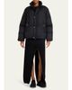 SETCHU Jacquard Stripe Down Hooded Jacket - 2