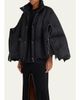 SETCHU Jacquard Stripe Down Hooded Jacket - 4