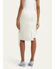 SETCHU Layered Asymmetric Silk Wool Midi Skirt - 3