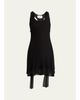 SETCHU Layered Sheer Mini Tank Dress - 1