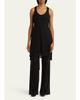 SETCHU Layered Sheer Mini Tank Dress - 2