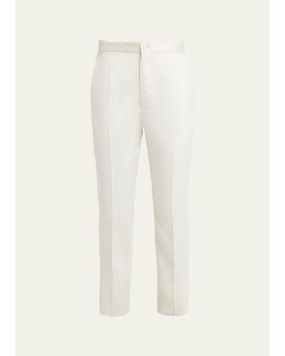 SETCHU Origami Button Cuff Silk Pants