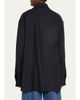 SETCHU Oversized Button Down Wool Cashmere Top - 3