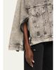 SETCHU Ruche Washed Denim Jacket - 5