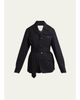 SETCHU Travel Self-Tie Wool Gabardine Safari Jacket - 1