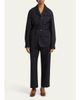 SETCHU Travel Self-Tie Wool Gabardine Safari Jacket - 2