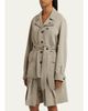 SETCHU Travel Self-Tie Wool Safari Jacket - 4