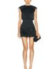 SEV SEV Rhinestone Satin Mini Skirt - 5