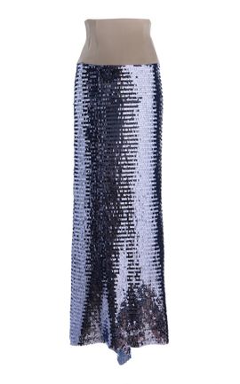 SEV SEV Sequined Maxi Skirt