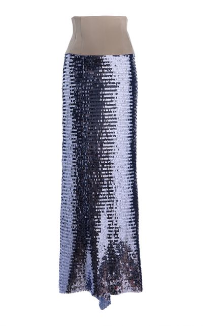 SEV SEV Sequined Maxi Skirt