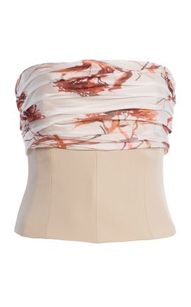 SEV SEV VoileDetailed Wool Corset Top