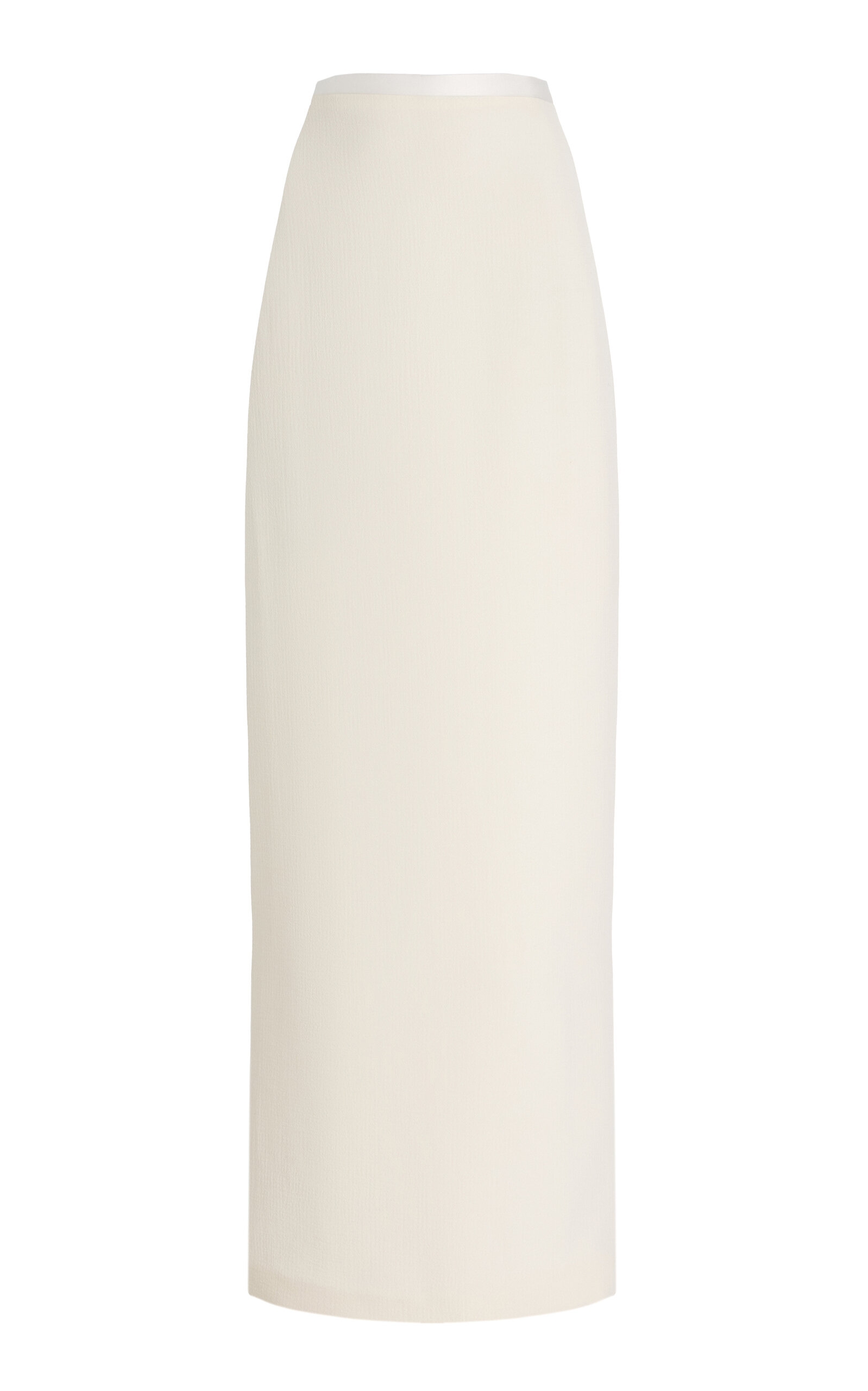 SEV SEV WoolCrepe Maxi Skirt White FR 38