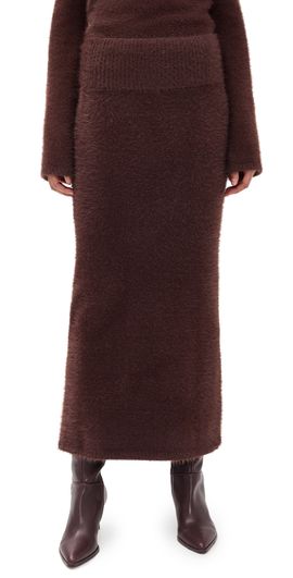 Seven Wonders Seven Wonders Anneliese Knit Maxi Skirt Chocolate