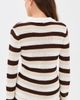 Seven Wonders Seven Wonders Benson Knit Top Chocolate/White - 3