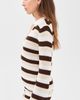 Seven Wonders Seven Wonders Benson Knit Top Chocolate/White - 4