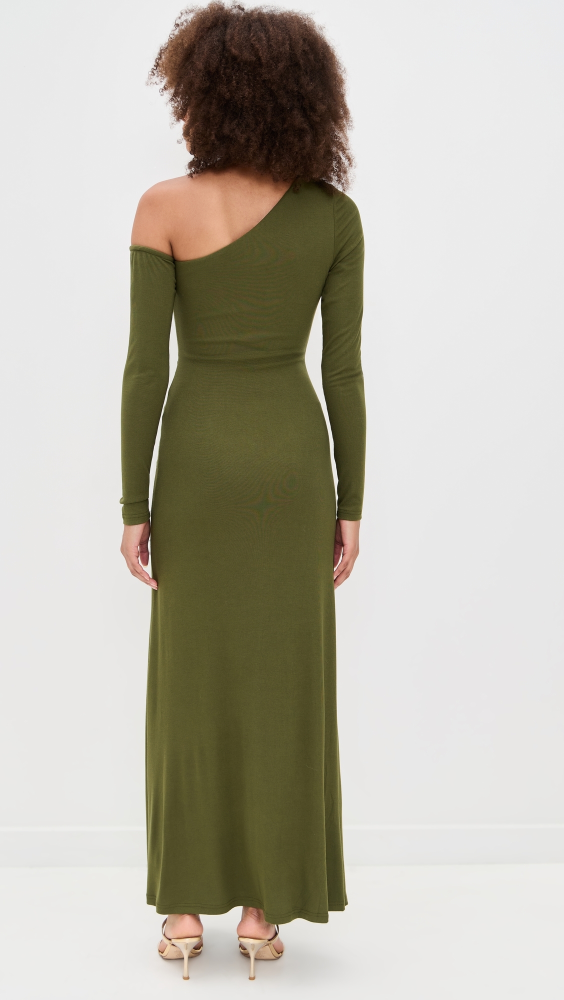 Seven Wonders - Bianca One Shoulder Maxi Dress Army Green Seven Wonders - Bianca One Shoulder Maxi Dress Army Green
