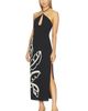 SEVEN WONDERS SEVEN WONDERS Brontie Keyhole Halter Midi Dress - 2