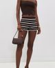 Seven Wonders Seven Wonders Donna Knit Hot Shorts Chocolate/Cream - 5