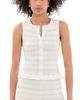 Seven Wonders Seven Wonders Donna Knit Top Lemon/White Stripe - 1