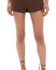 Seven Wonders Seven Wonders Hadley Tailored Bead Detail Shorts Chocolate - 1